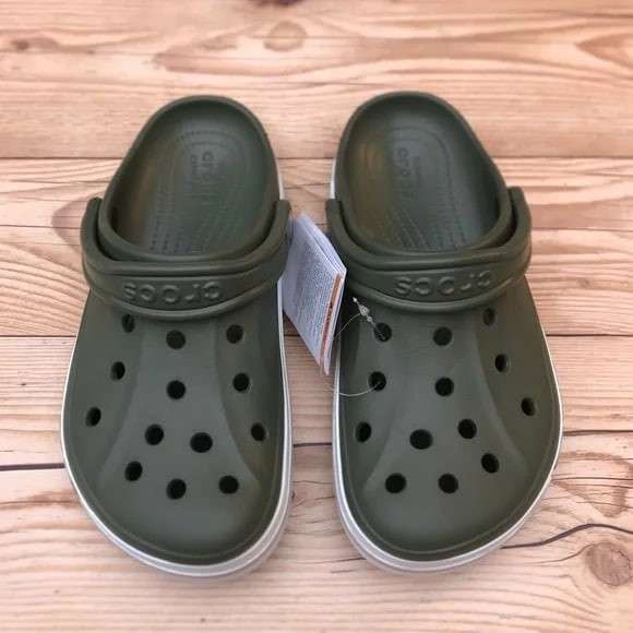 Чоловічі Crocs Bayaband Clog Army Green/Cobblestone — фото 7