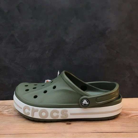 Чоловічі Crocs Bayaband Clog Army Green/Cobblestone — фото 8