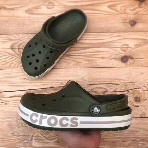 Чоловічі Crocs Bayaband Clog Army Green/Cobblestone — фото 10
