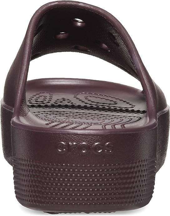 Жіночі шльопанці Crocs Classic Platform Slide Dark Cherry — фото 5