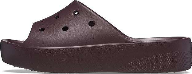 Жіночі шльопанці Crocs Classic Platform Slide Dark Cherry — фото 9