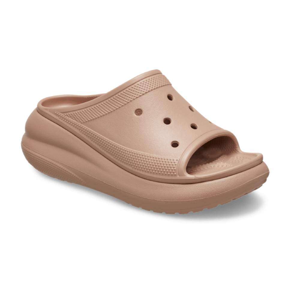Crocs Беж шльопанці Classic Crush Platform Slide Cork — фото 11