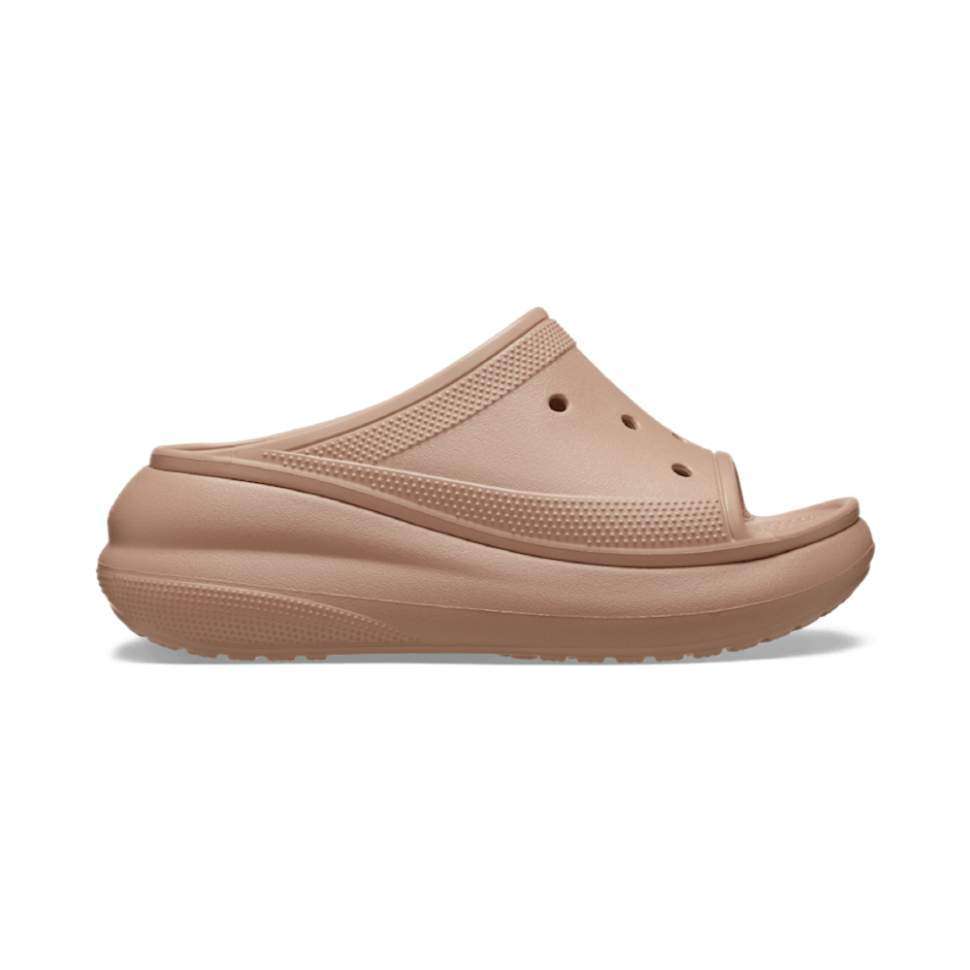 Crocs Беж шльопанці Classic Crush Platform Slide Cork — фото 14