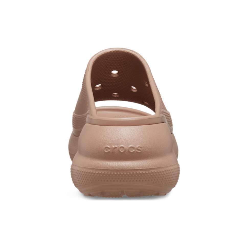 Crocs Беж шльопанці Classic Crush Platform Slide Cork — фото 10