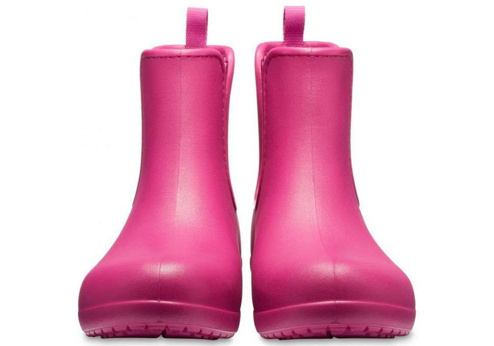 Жіночі гумові чоботи Crocs Women’s Freesail Chelsea Boot Berry\Dots — фото 7