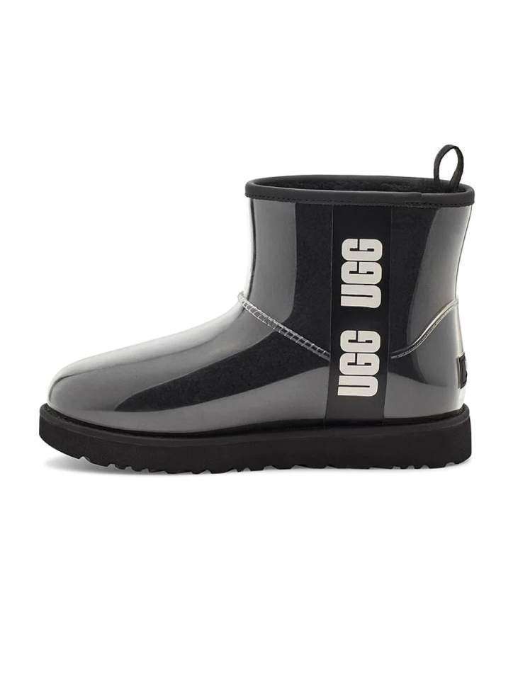 Жіночі UGG Міні Прозорі Силіконові Чорні Classic Clear Mini Black — фото 3