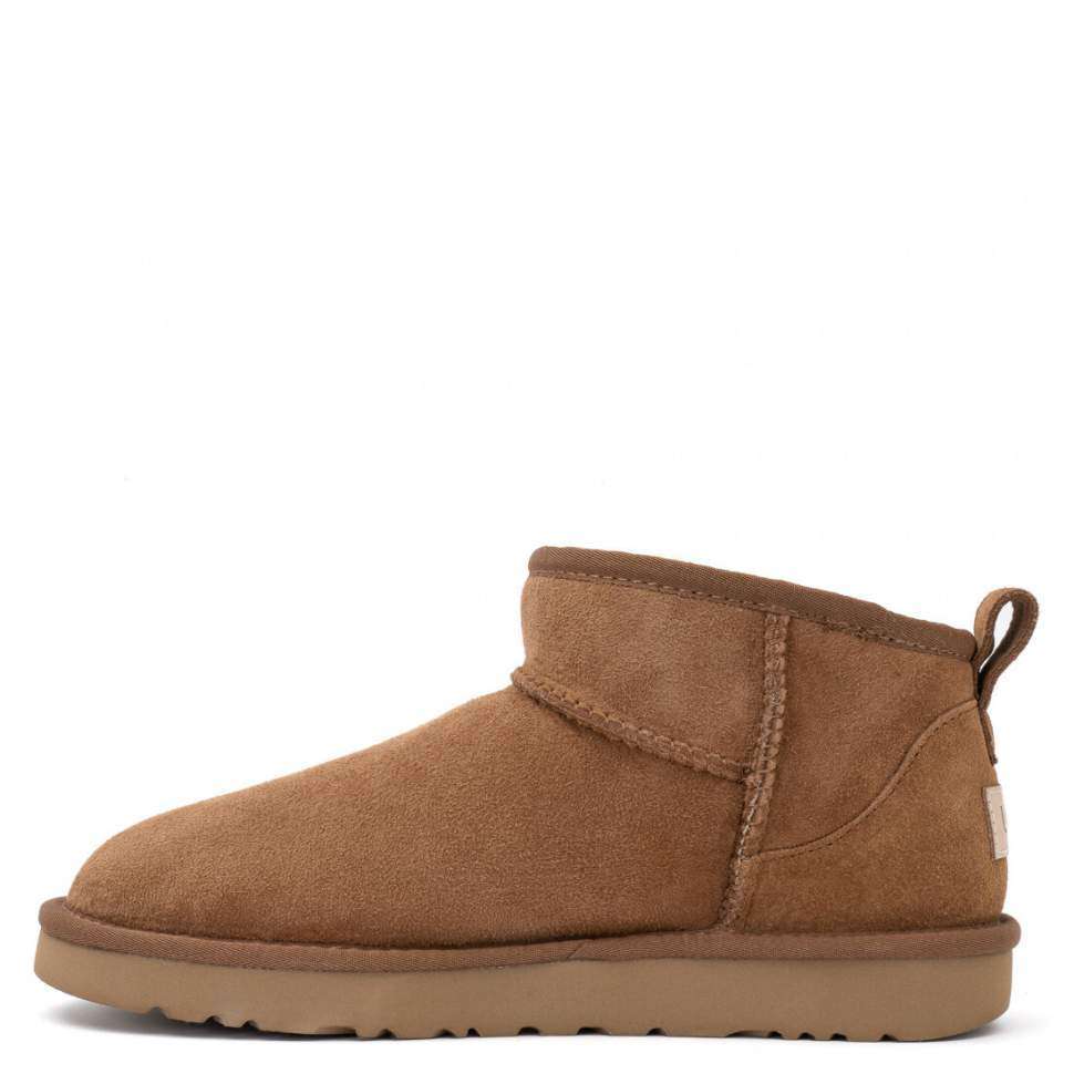 UGG Ультра Міні Помаранчеві Замшеві Classic Ultra Mini Chestnut Suede — фото 2