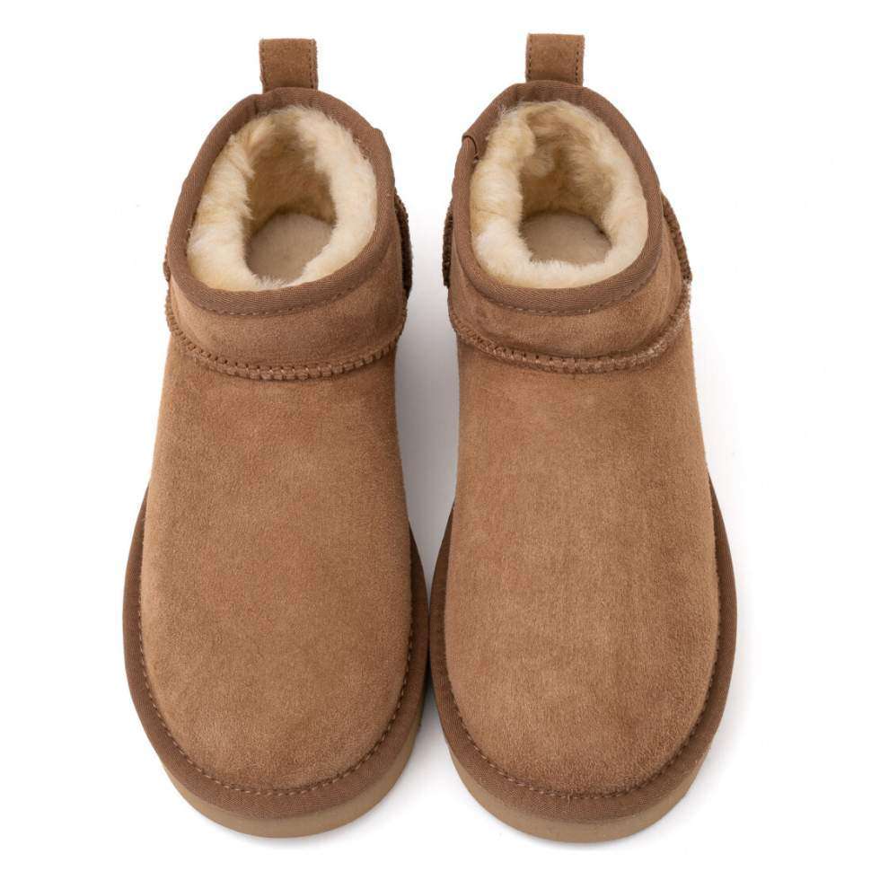 UGG Ультра Міні Помаранчеві Замшеві Classic Ultra Mini Chestnut Suede — фото 3
