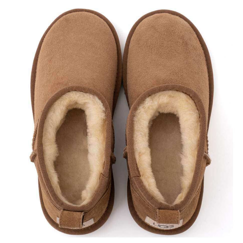 UGG Ультра Міні Помаранчеві Замшеві Classic Ultra Mini Chestnut Suede — фото 4