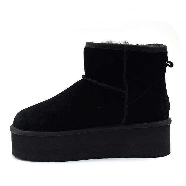 Жіночі UGG Міні Платформа Чорні Замша Mini Platform Black Suede — фото 3