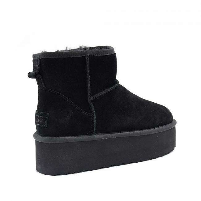 Жіночі UGG Міні Платформа Чорні Замша Mini Platform Black Suede — фото 6