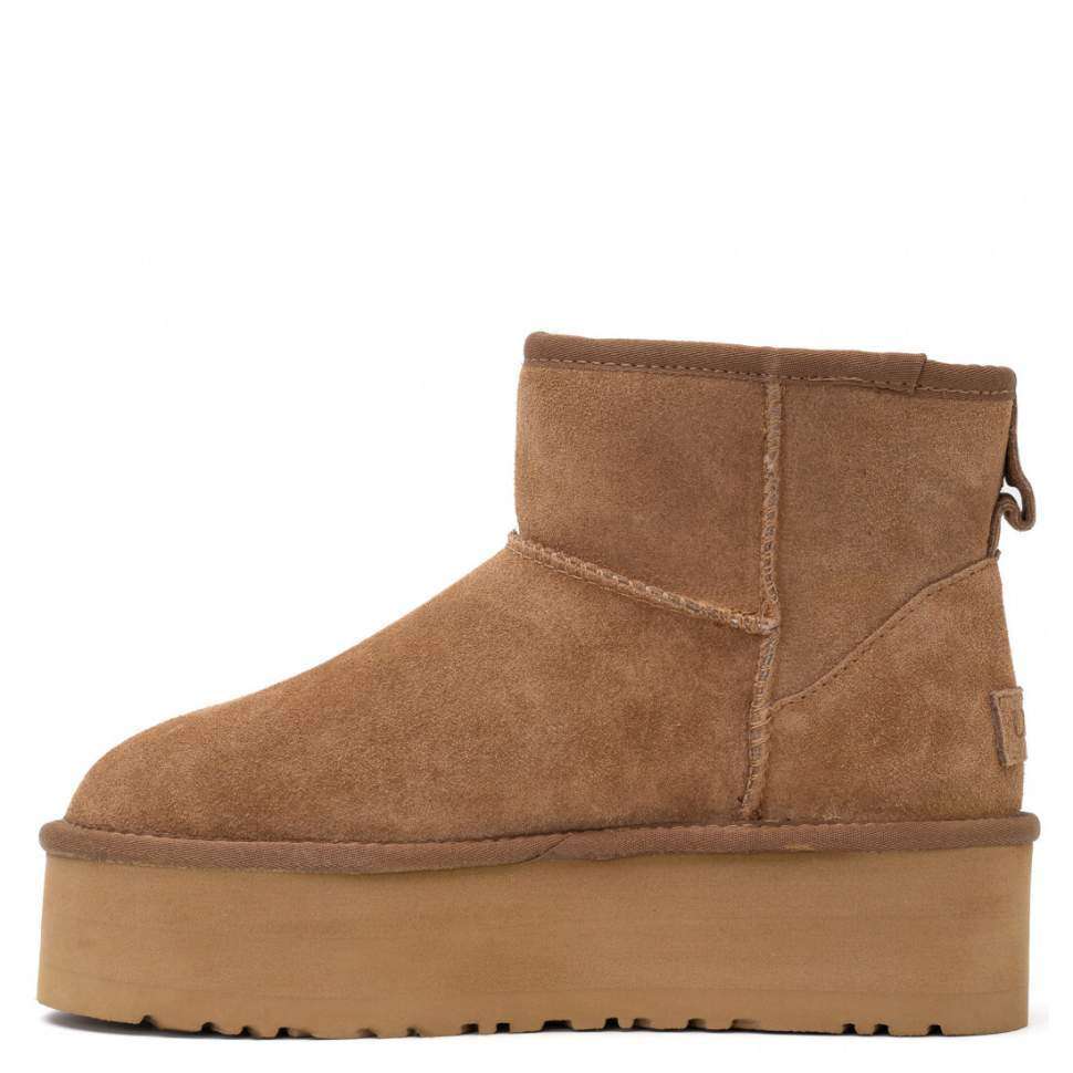 Жіночі UGG Міні Платформа Помаранчеві Замша Mini Platform Chestnut Suede — фото 2
