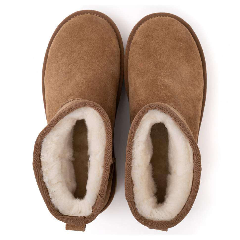 Жіночі UGG Міні Платформа Помаранчеві Замша Mini Platform Chestnut Suede — фото 6