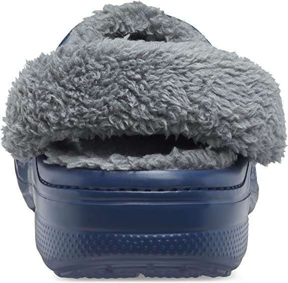Чоловічі Crocs Клог Теплі Сині Сабо Unisex Baya Lined Fuzz Strap Clog Navy — фото 2
