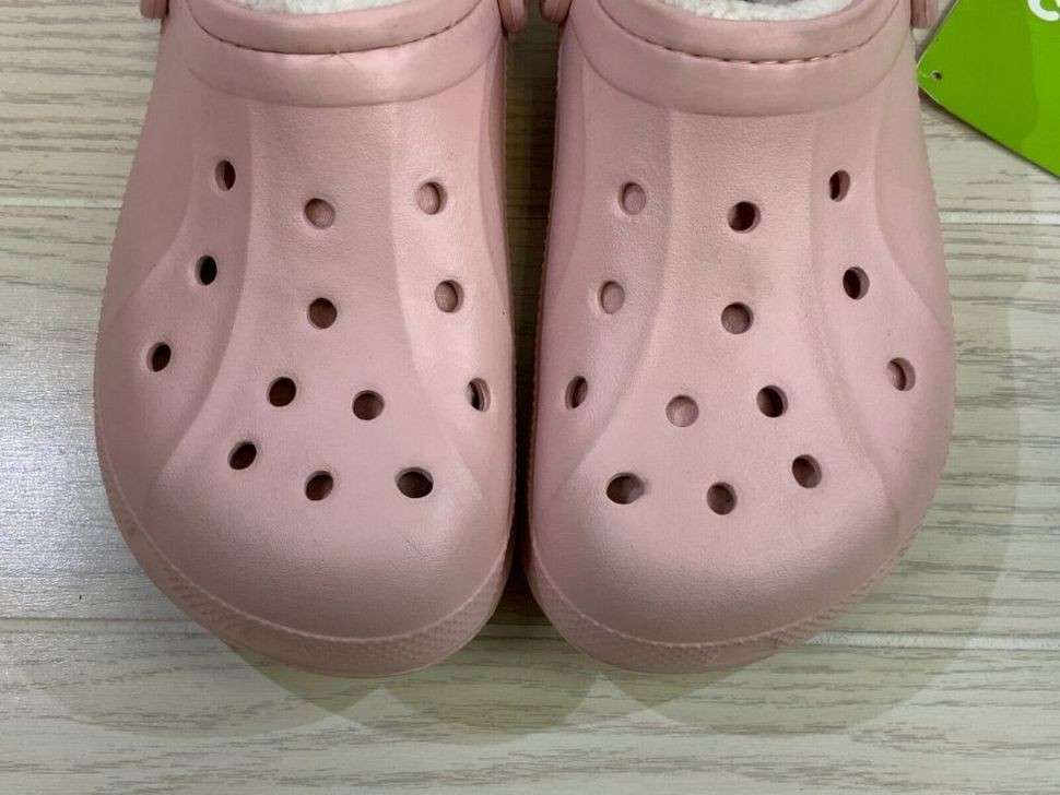 Жіночі Crocs утеплені Рожеві Ralen Lined Clog Cotton Candy Oatmeal — фото 3