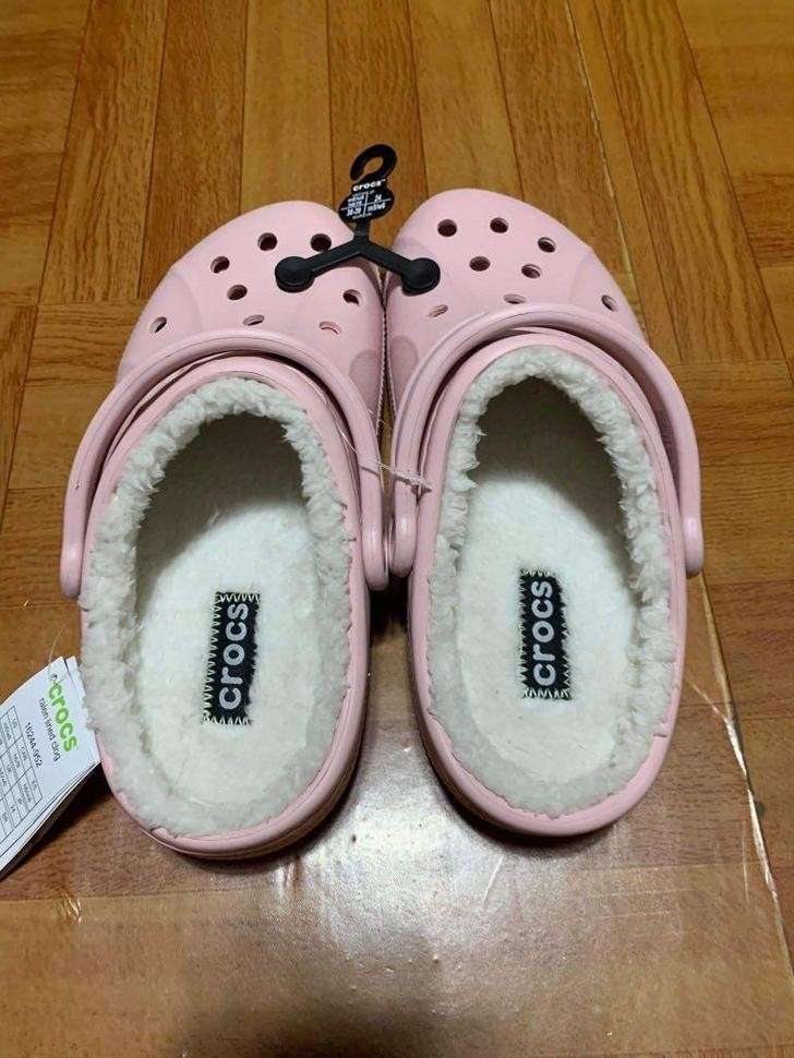 Жіночі Crocs утеплені Рожеві Ralen Lined Clog Cotton Candy Oatmeal — фото 5