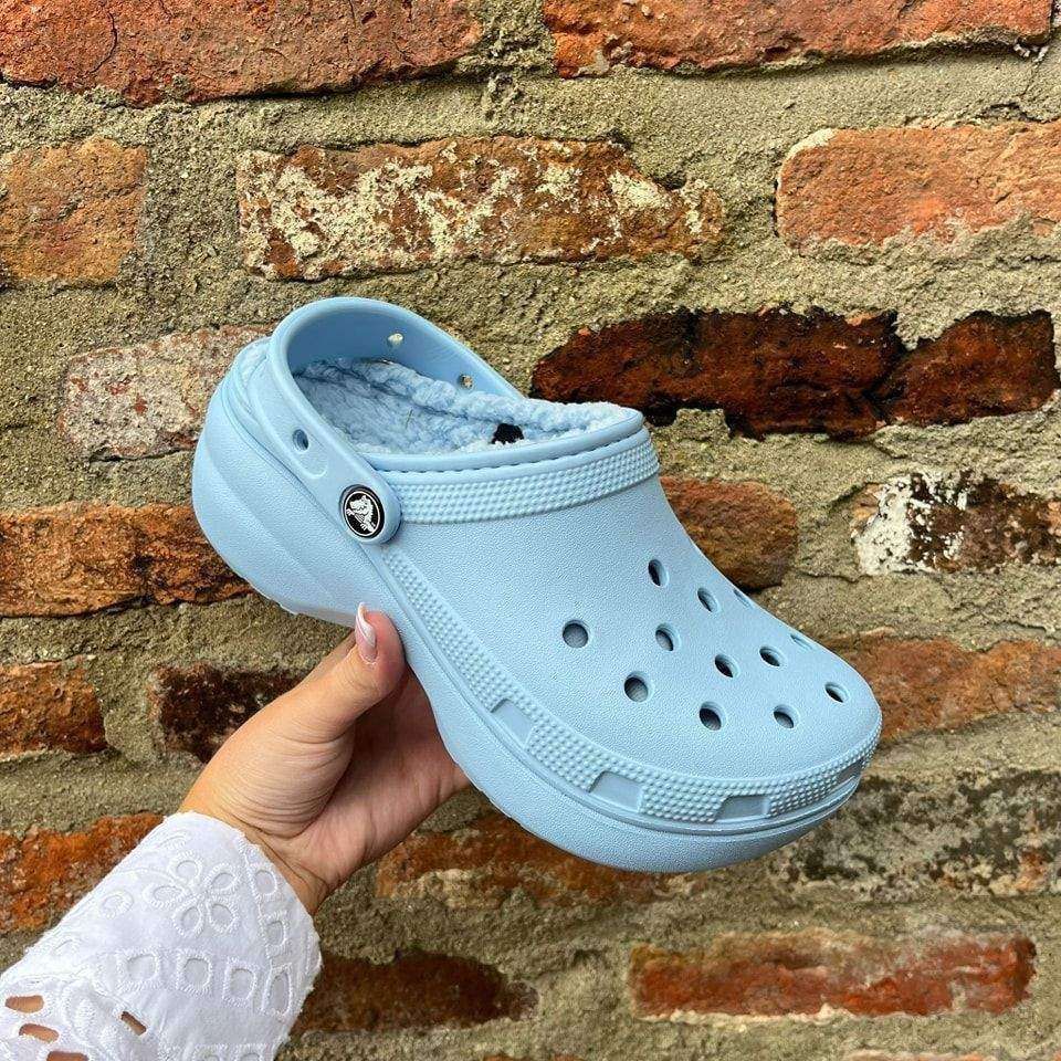 Жіночі Crocs утеплені Classic Platform Lined Clog W Arctic — фото 9