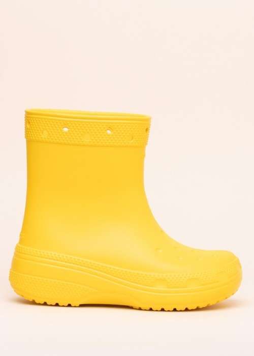 Жіночі гумові чоботи Crocs Classic Rain Boot Sunflower — фото 12