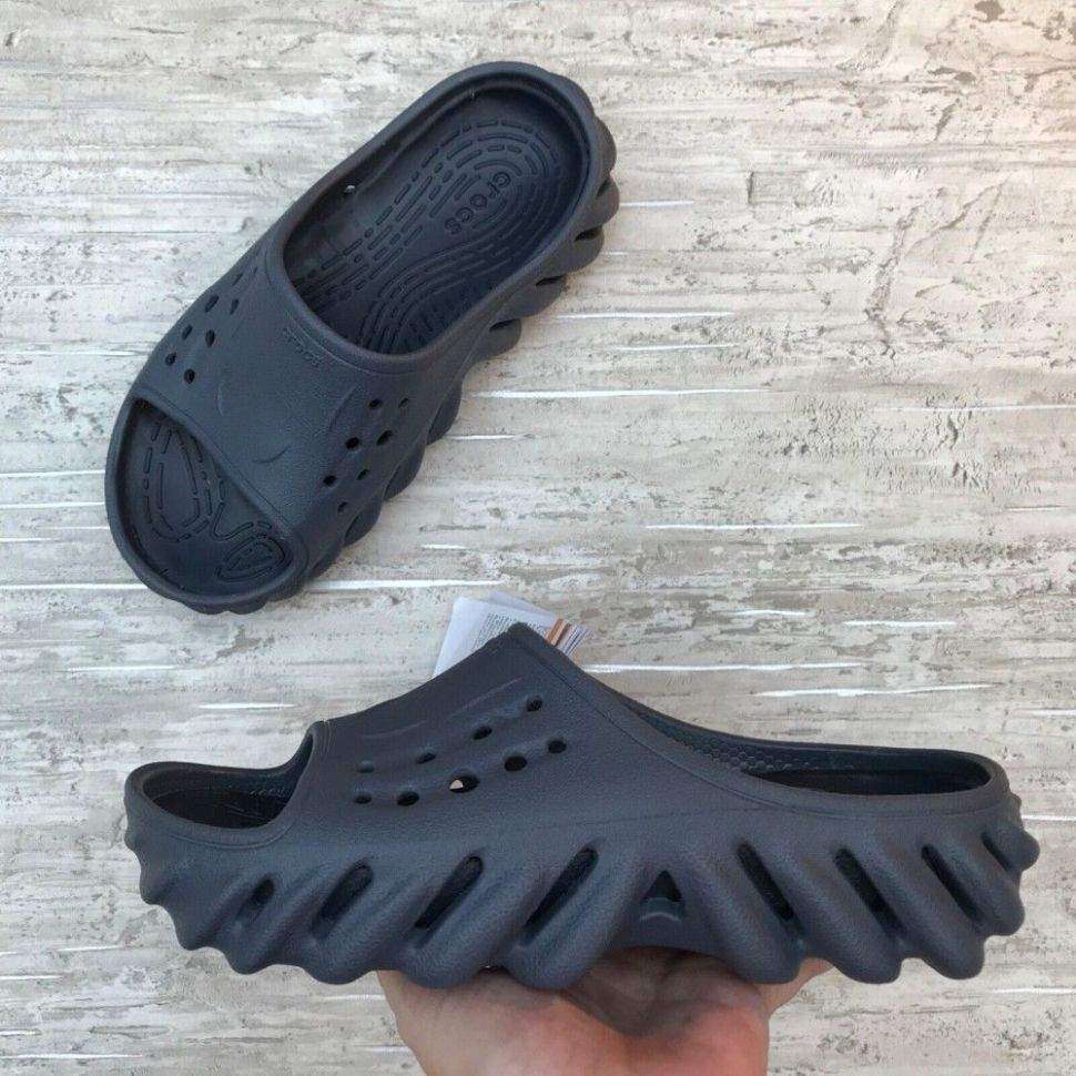Чоловічі шльопанці Crocs Echo Slide Storm Navy — фото 15