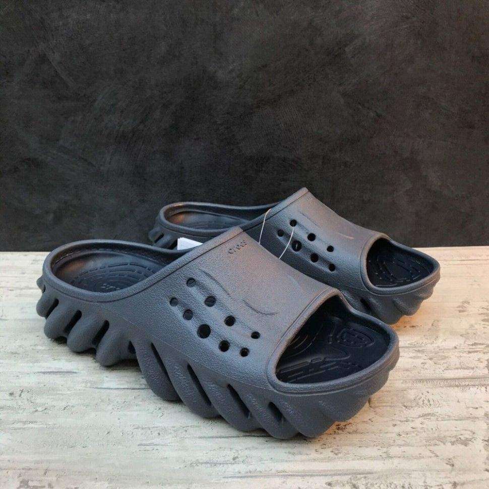 Чоловічі шльопанці Crocs Echo Slide Storm Navy — фото 9