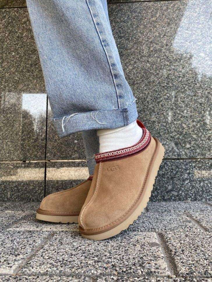 Жіночі UGG Сліппер Ультра Міні Платформа Помаранчеві Tasman Chestnut Slipper — фото 7