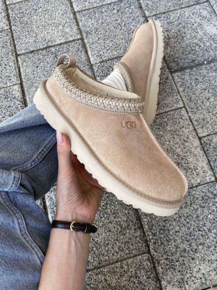 Жіночі UGG Сліппер Ультра Міні Платформа Бежеві Tasman Beige Slipper — фото 7