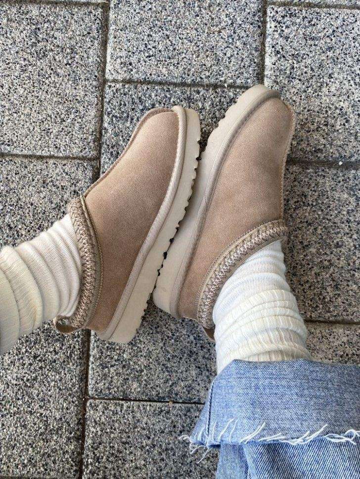 Жіночі UGG Сліппер Ультра Міні Платформа Бежеві Tasman Beige Slipper — фото 8