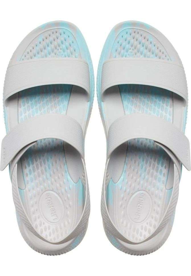 Жіночі сандалі Сrocs Sandal Literide 360 pearl white/multi — фото 3