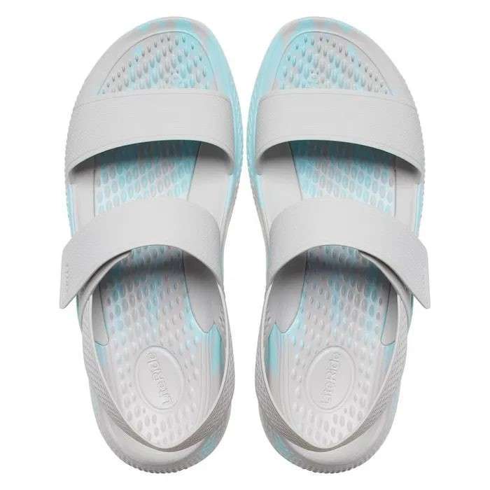 Жіночі сандалі Сrocs Sandal Literide 360 pearl white/multi — фото 6