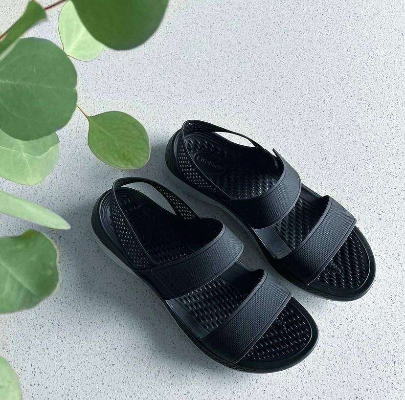 Жіночі сандалі Crocs LiteRide 360 Black / Light Grey — фото 3