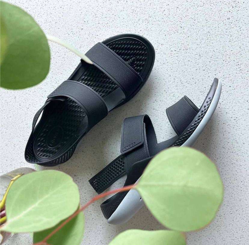 Жіночі сандалі Crocs LiteRide 360 Black / Light Grey — фото 4