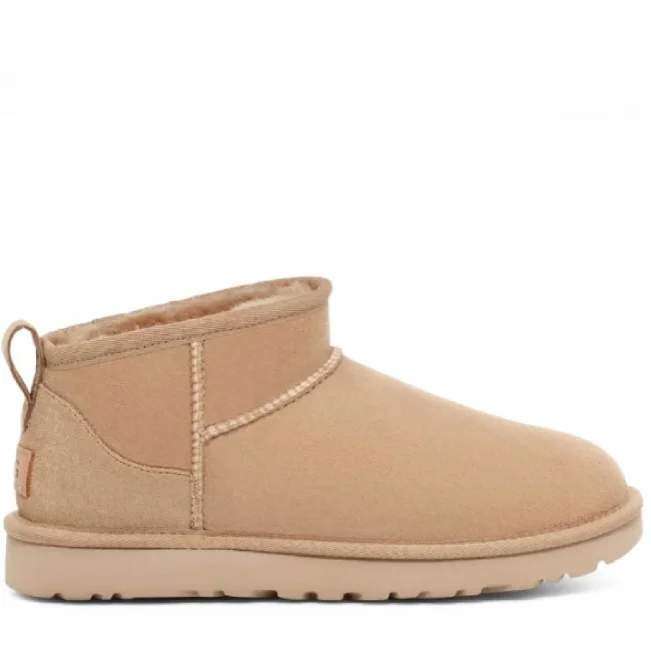 Жіночі UGG Ультра Міні Замш Беж Пісочні Ultra Mini Sand Beige Suede — фото 1