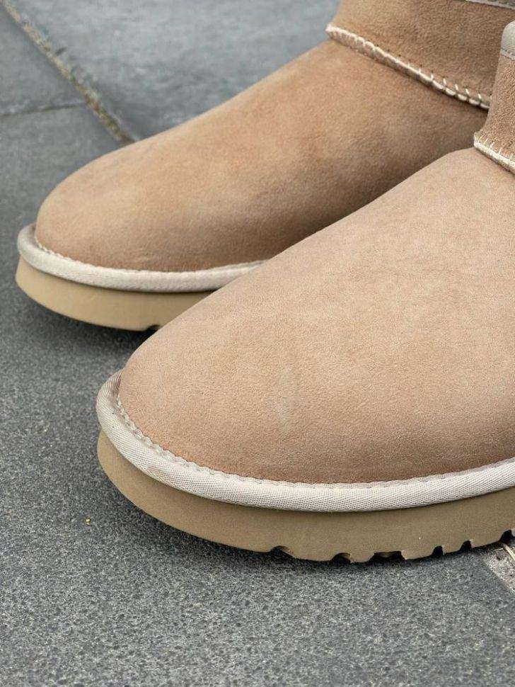 Жіночі UGG Ультра Міні Замш Беж Пісочні Ultra Mini Sand Beige Suede — фото 12