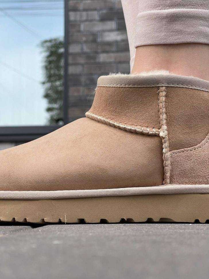 Жіночі UGG Ультра Міні Замш Беж Пісочні Ultra Mini Sand Beige Suede — фото 13