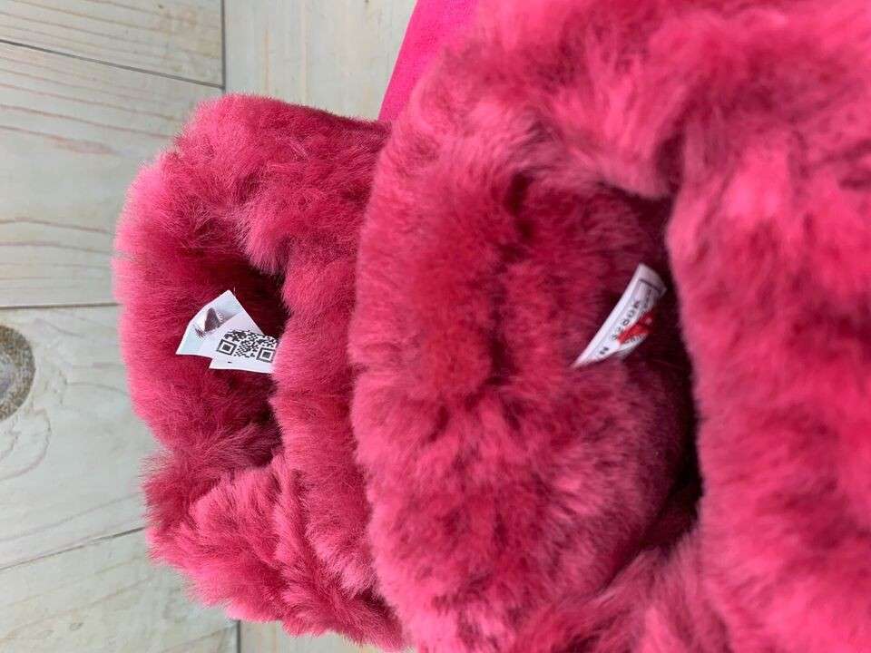UGG Дитячі 2 Банат Замша Рожеві Kids Bailey Bow Cerise Hot Pink — фото 7