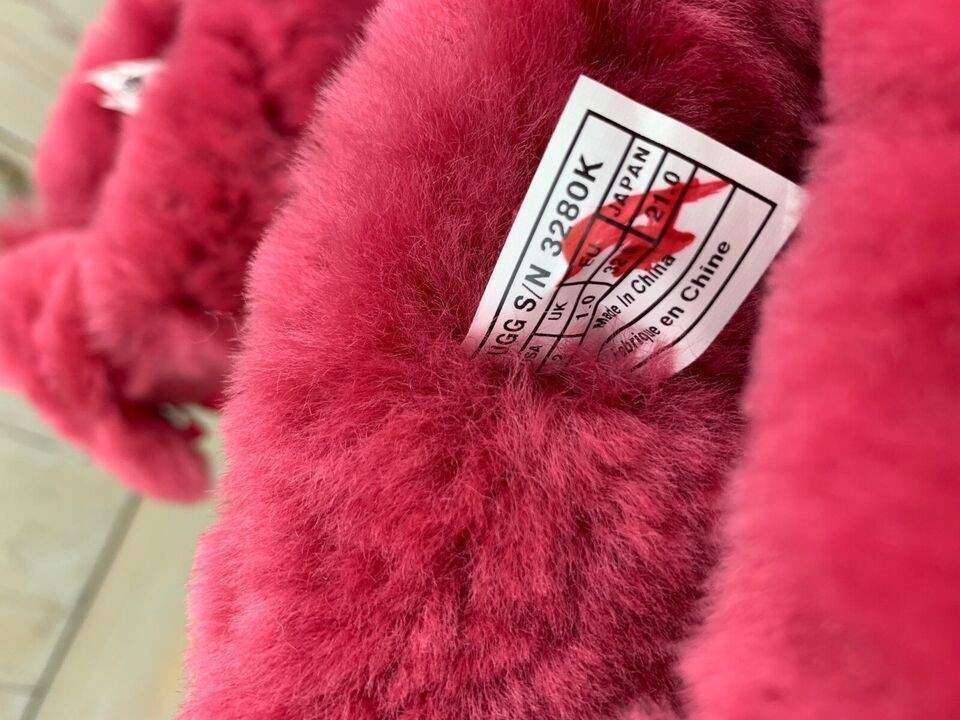 UGG Дитячі 2 Банат Замша Рожеві Kids Bailey Bow Cerise Hot Pink — фото 8