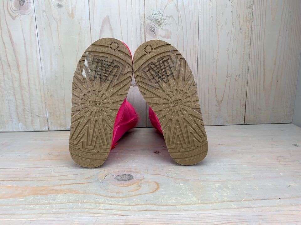 UGG Дитячі 2 Банат Замша Рожеві Kids Bailey Bow Cerise Hot Pink — фото 9