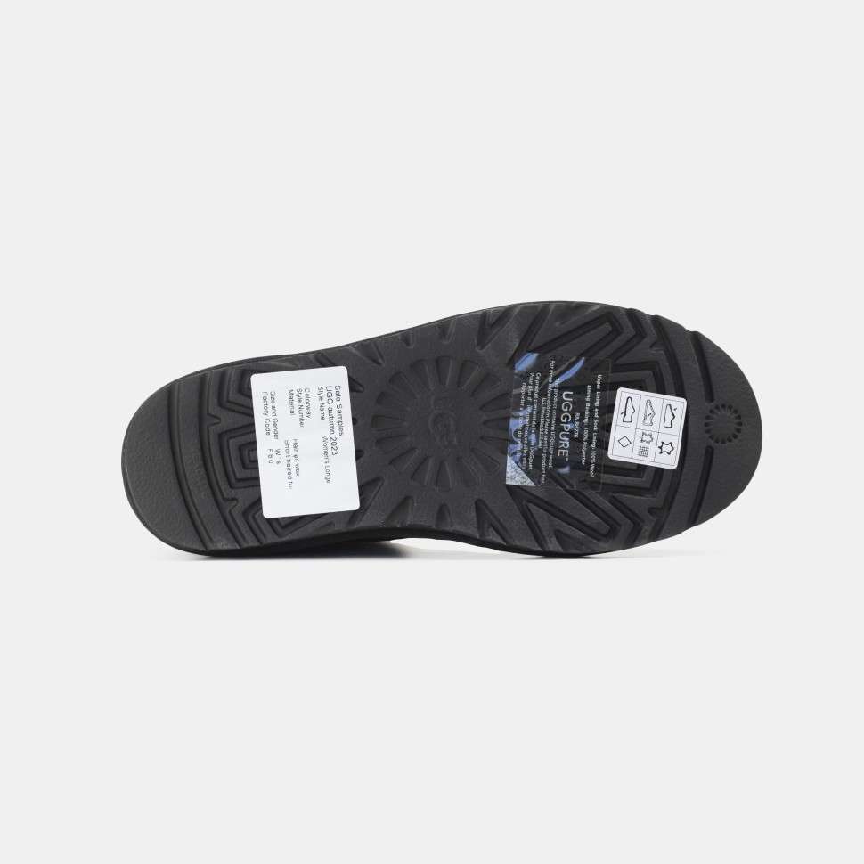 Жіночі UGG Ультра Міні Замш Чорні з Лак П'яткою Ultra Mini Black Suede — фото 4