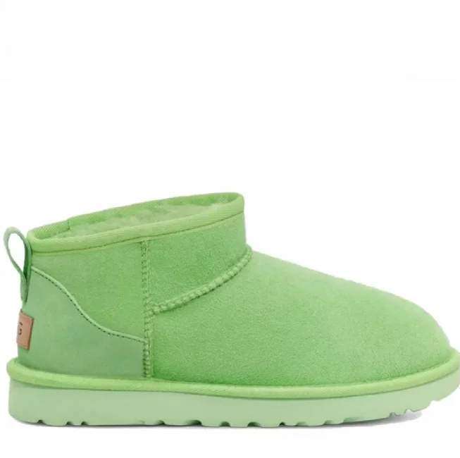 Жіночі UGG Ультра Міні Замша Зелені Classic Ultra Mini Parakeet Green