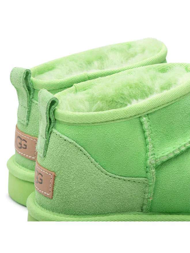 Жіночі UGG Ультра Міні Замша Зелені Classic Ultra Mini Parakeet Green — фото 3