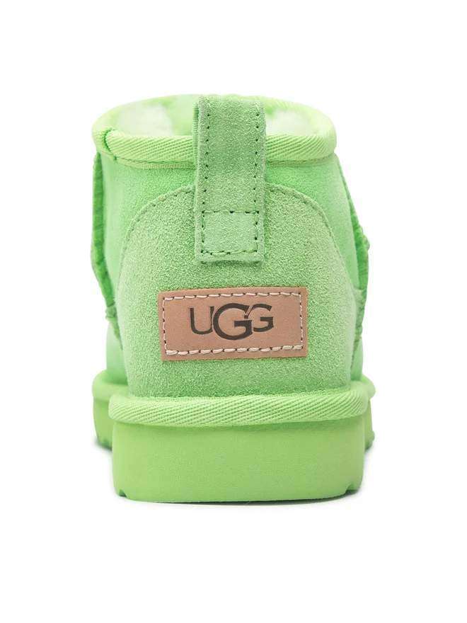 Жіночі UGG Ультра Міні Замша Зелені Classic Ultra Mini Parakeet Green — фото 4