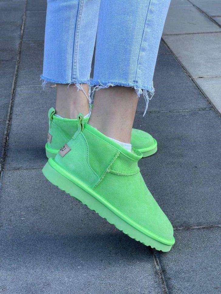 Жіночі UGG Ультра Міні Замша Зелені Classic Ultra Mini Parakeet Green — фото 7