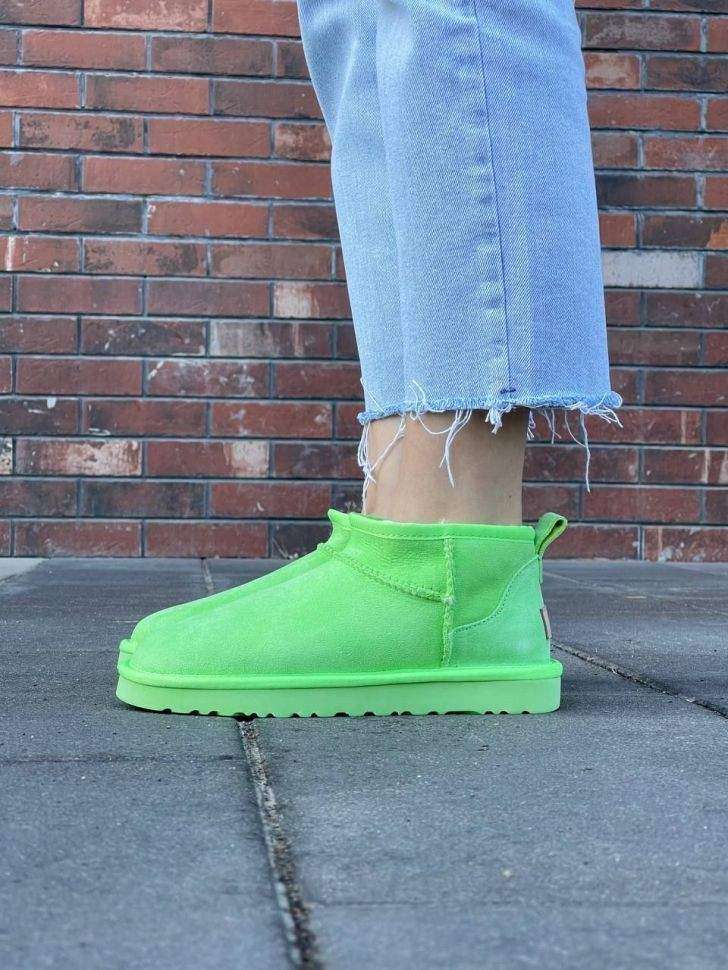 Жіночі UGG Ультра Міні Замша Зелені Classic Ultra Mini Parakeet Green — фото 9