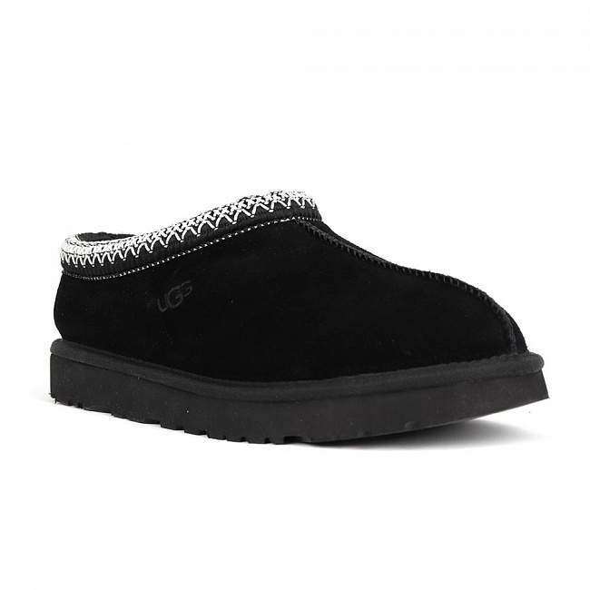 Жіночі UGG Ультра Міні Чорні Замша Tasman Slipper Black — фото 3
