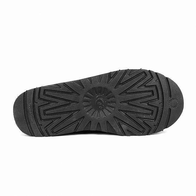 Жіночі UGG Ультра Міні Чорні Замша Tasman Slipper Black — фото 7