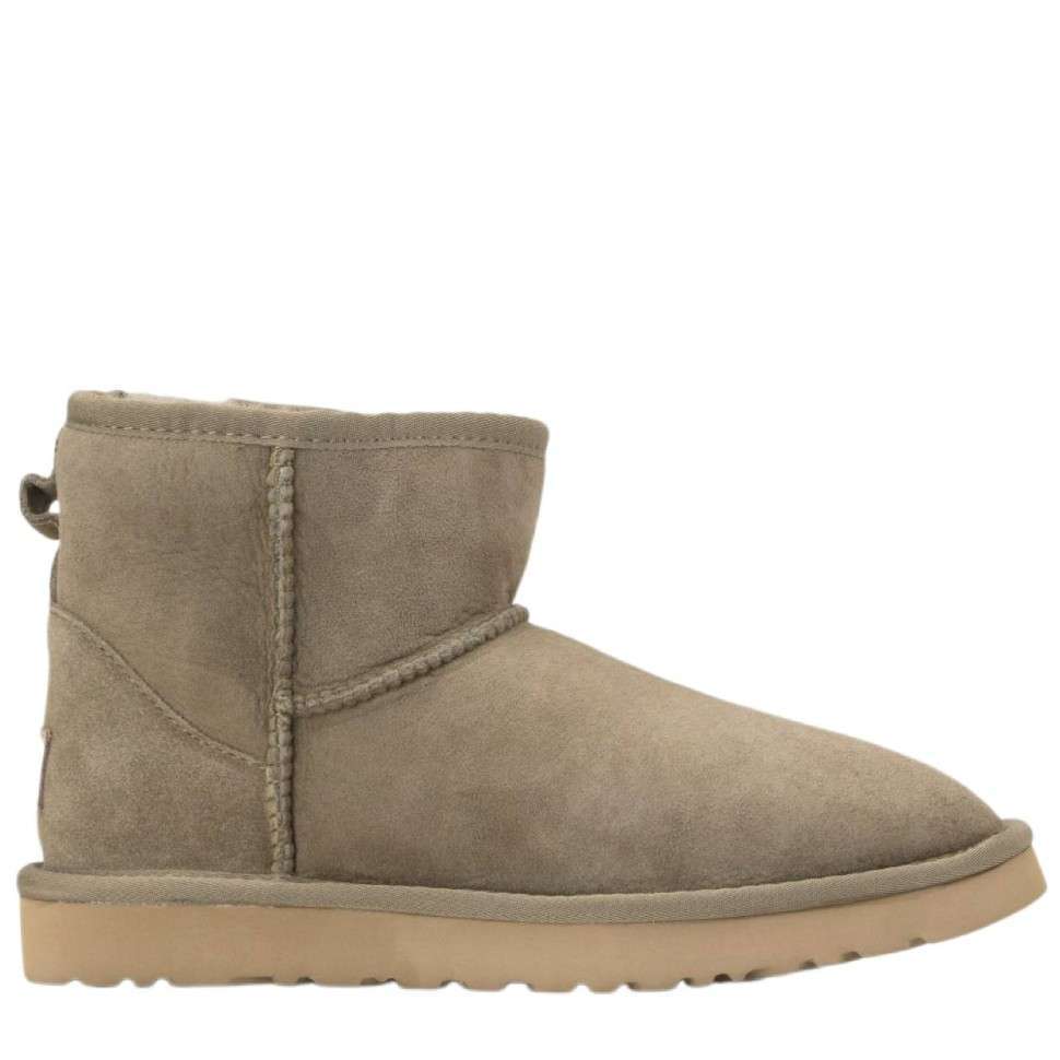 Жіночі UGG Класік Міні Хакі Замшеві Classic Mini Khaki Suede