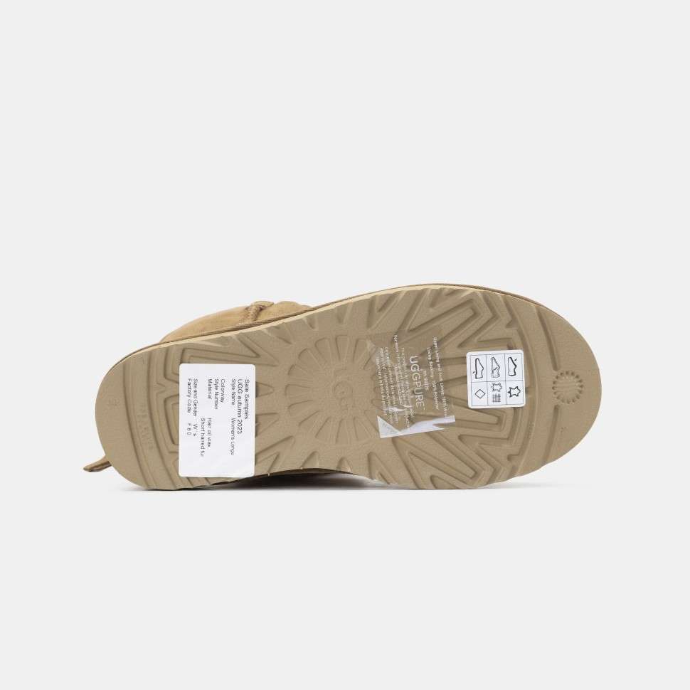Жіночі UGG Класік Міні Рижі Замшеві с Змійкою Classic Mini Chestnut Suede Zipper — фото 6