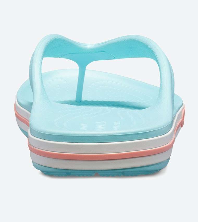 Жіночі в'єтнамки Баябенд Блакитні Crocs Bayaband Flip Ice Blue/Melon — фото 7