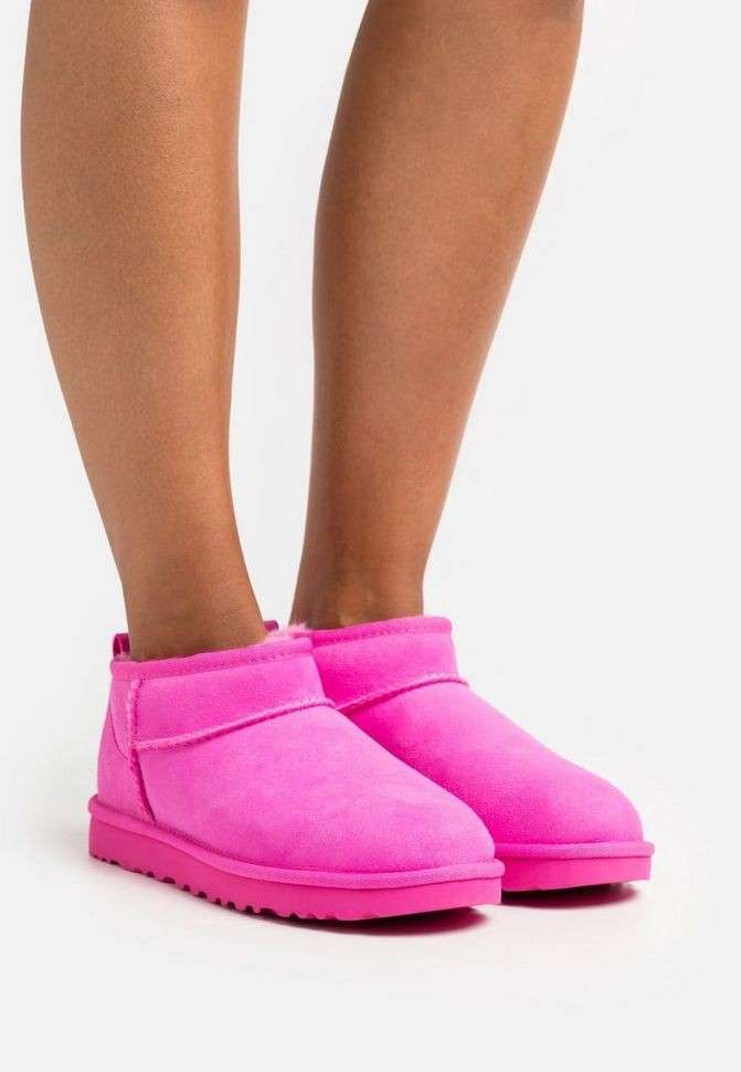 Жіночі UGG Ультра Міні Замша Рожеві Classic Ultra Mini Carnation Pink — фото 6