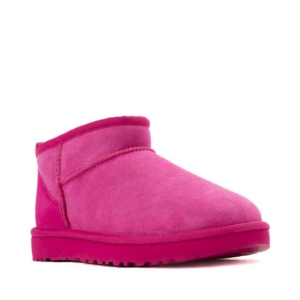 Жіночі UGG Ультра Міні Замша Рожеві Classic Ultra Mini Carnation Pink — фото 8